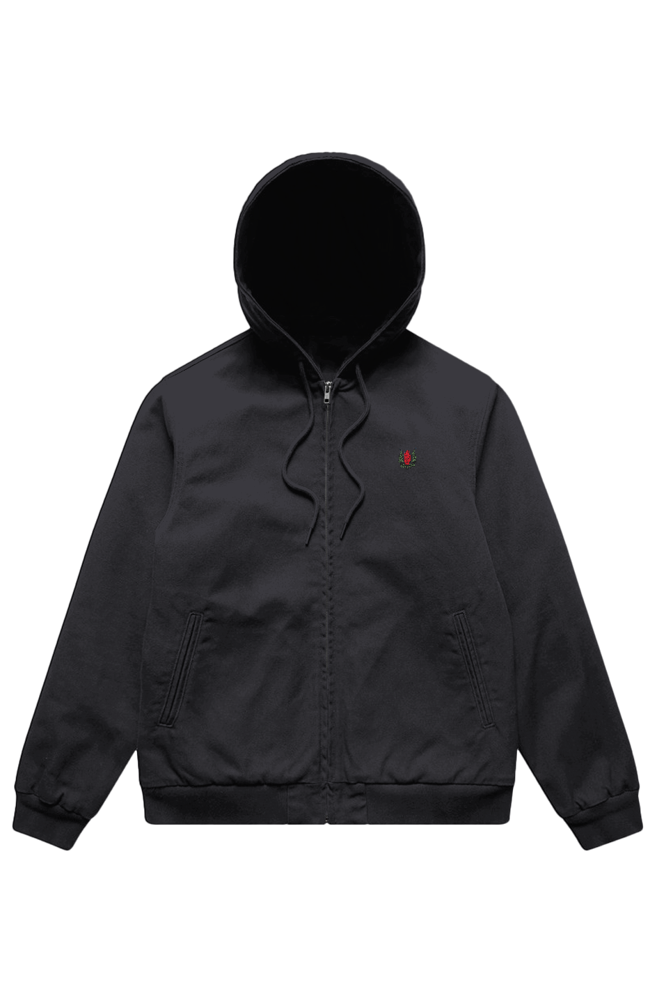 Canvas Bomber Hood Jacket